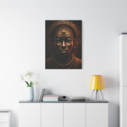 Golden Tribal Mask Legacy Wall Art & Canvas Prints