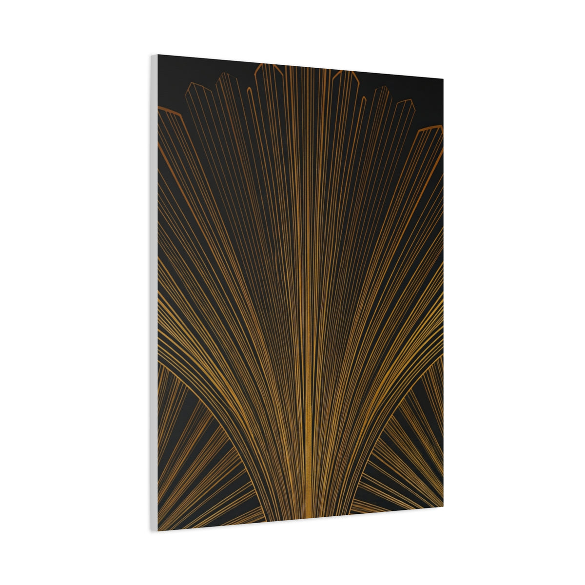 Regal Fan Lines Art Deco Wall Art & Canvas Prints