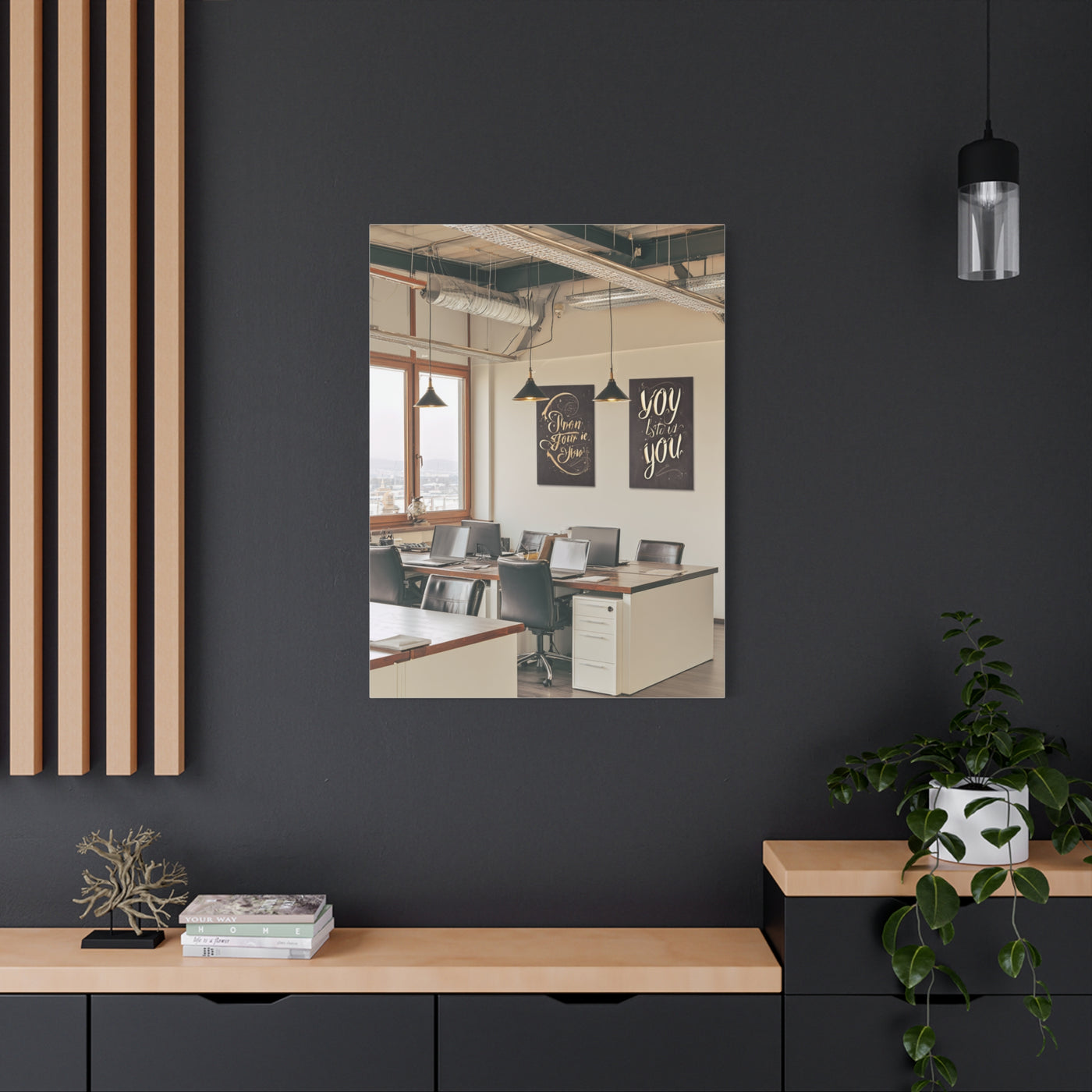 Modern Typography Motivational Wall Art & Canvas Print