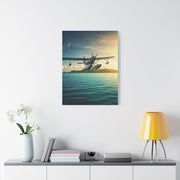 Seaplane Over Tropical Waters Wall Art & Canvas Prints