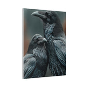 Raven and Crow Portrait – Shadow Companions Wall Art & Canvas Print