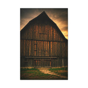 Weathered Barn Under Dramatic Sky Wall Art & Canvas Prints
