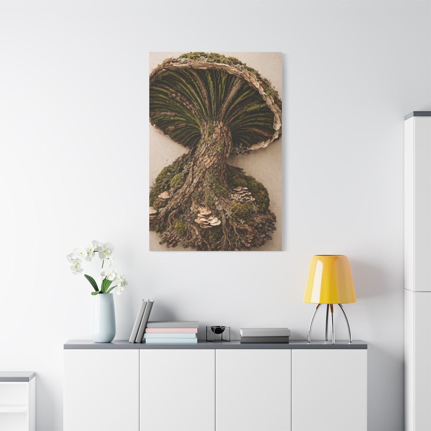 Giant Forest Biophilic Relief Sculpture Wall Art & Canvas Print