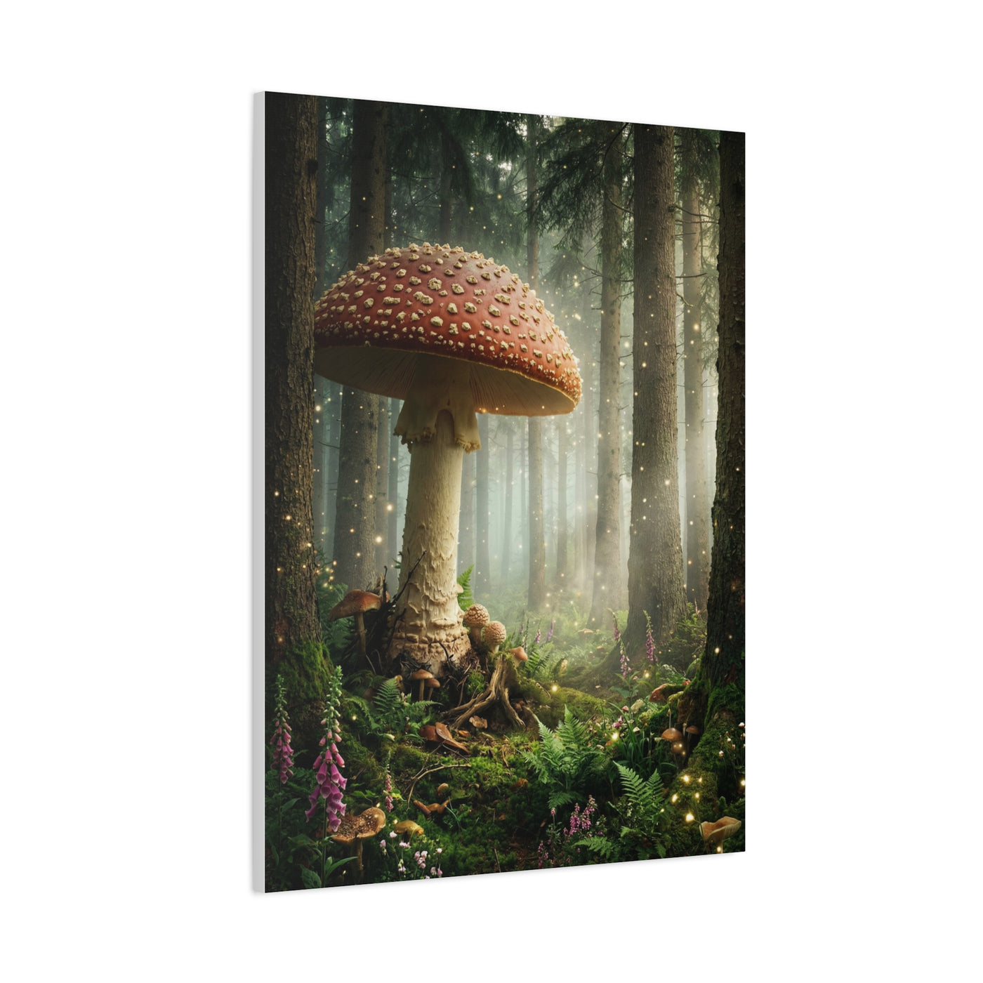 Enchanted Giant Amanita Forest Wall Art & Canvas Print