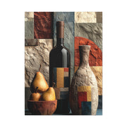 Contemporary Abstract Wine Still Life Wall Art & Canvas Print