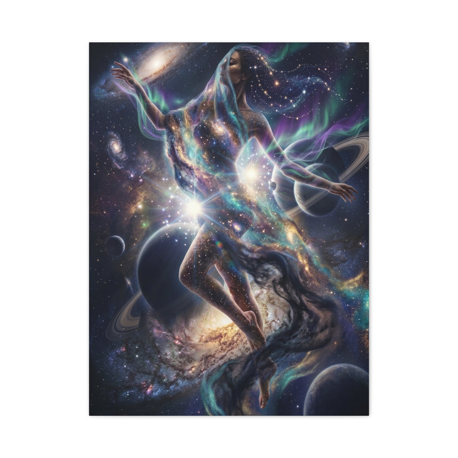 Celestial Cosmic Figure Wall Art & Canvas Print
