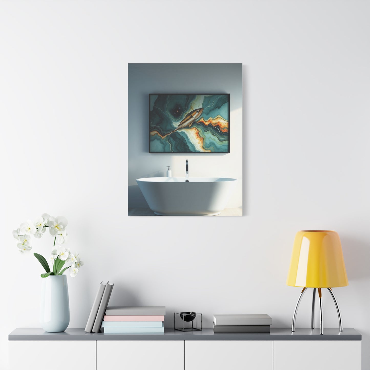 Grandeur Bath Tableau Wall Art & Canvas Print