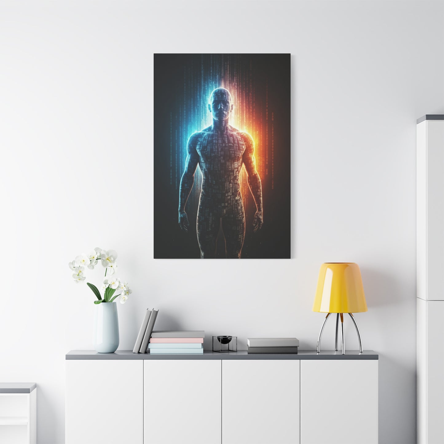 Digital Human Evolution Wall Art & Canvas Prints