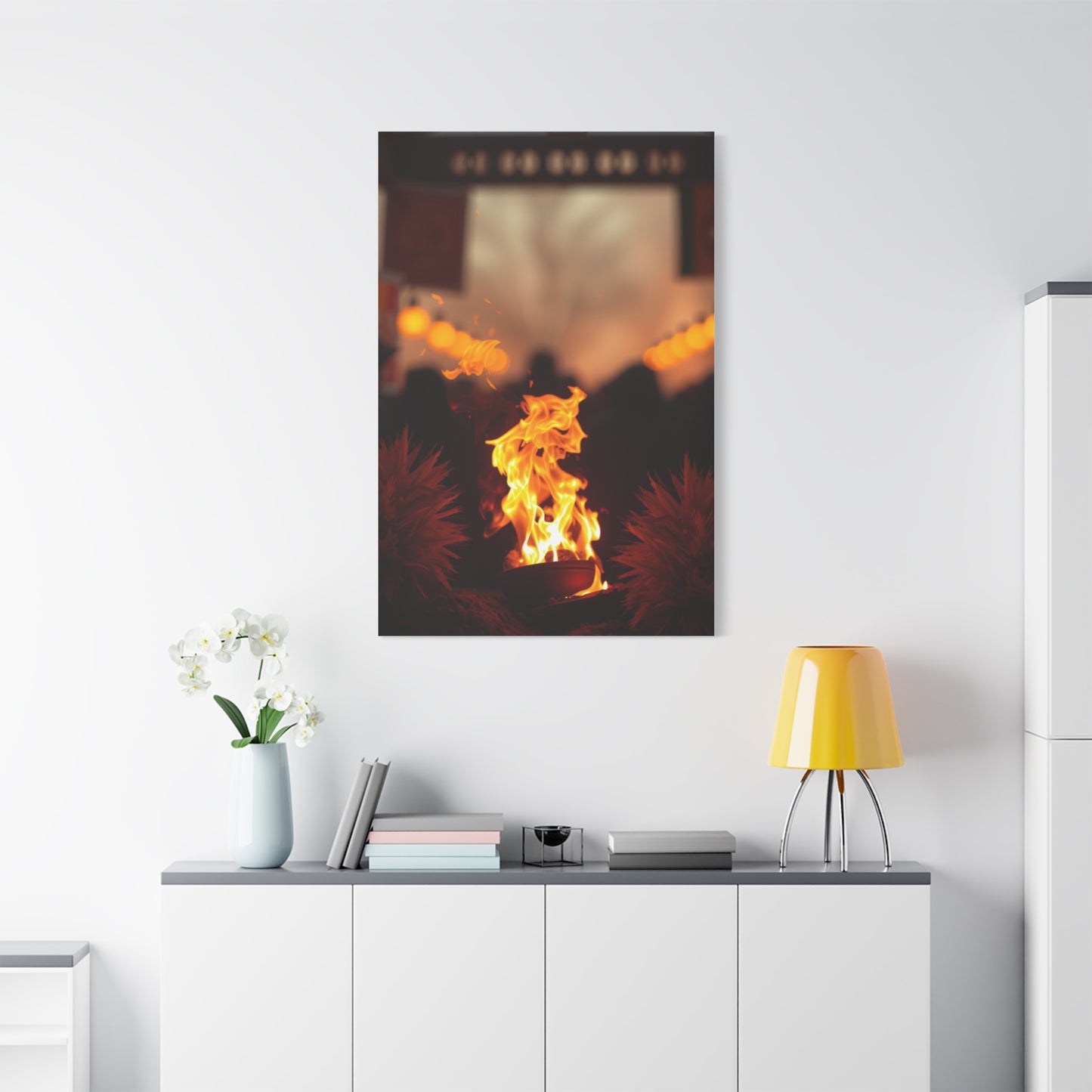 Golden Luster Creation Wall Art & Canvas Print