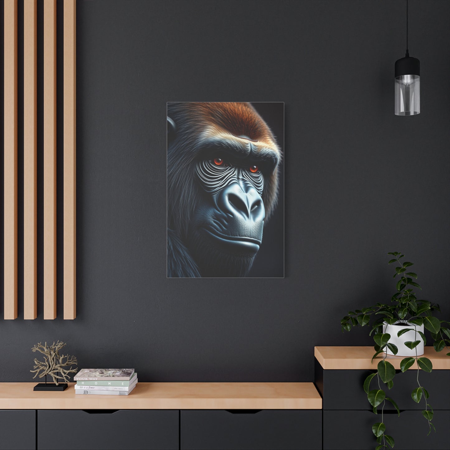 Premium Gorilla Art Supreme Canvas Gallery Wall Art & Canvas Print