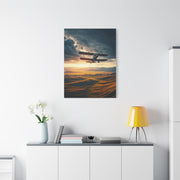 Sunset Passage Above Rolling Valleys Wall Art & Canvas Prints