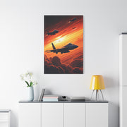 Sunset Squadron Flight Horizon Wall Art & Canvas Prints