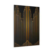 Golden Metropolis Towers Wall Art & Canvas Prints