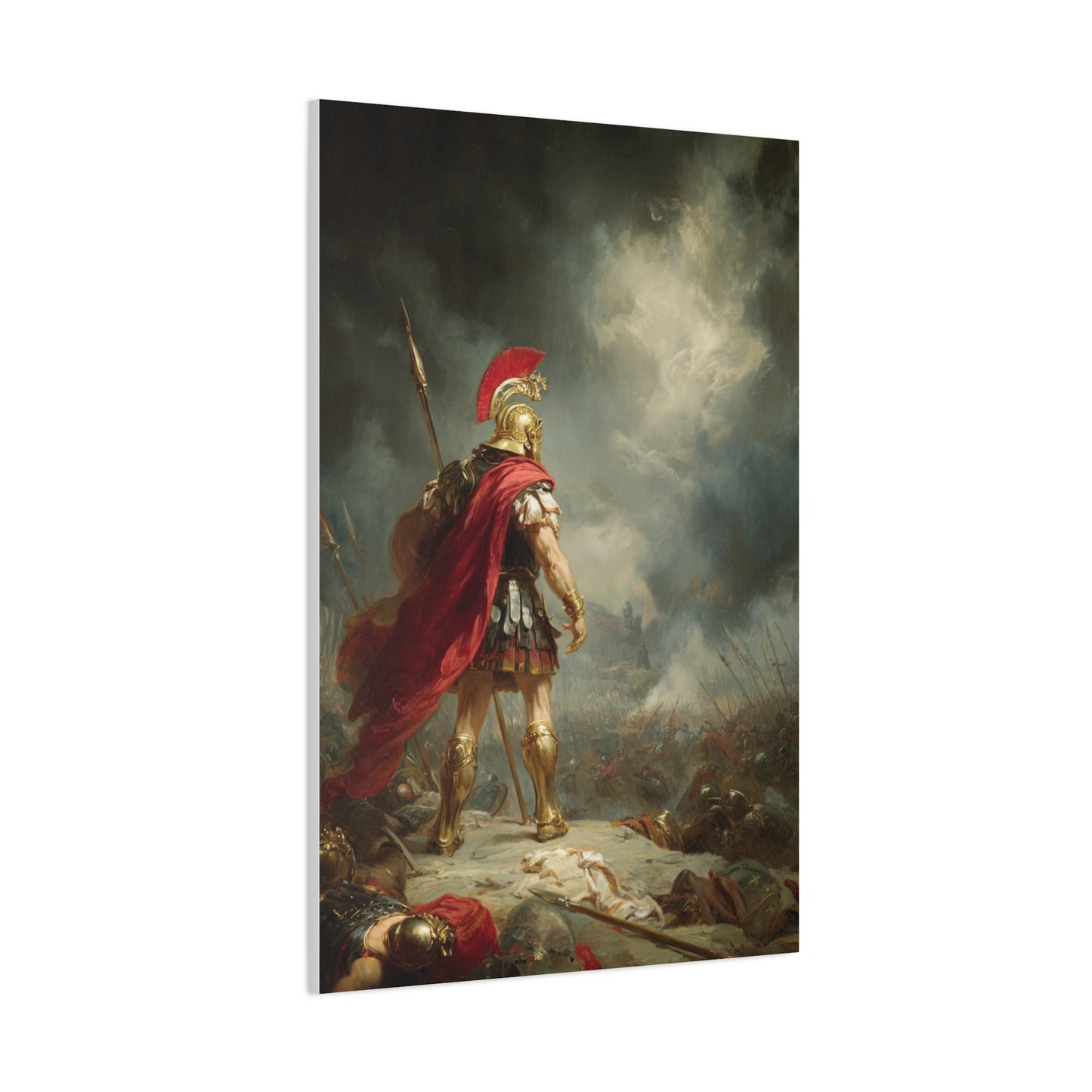 Mars Roman God Of War Battlefield Vision Wall Art & Canvas Print