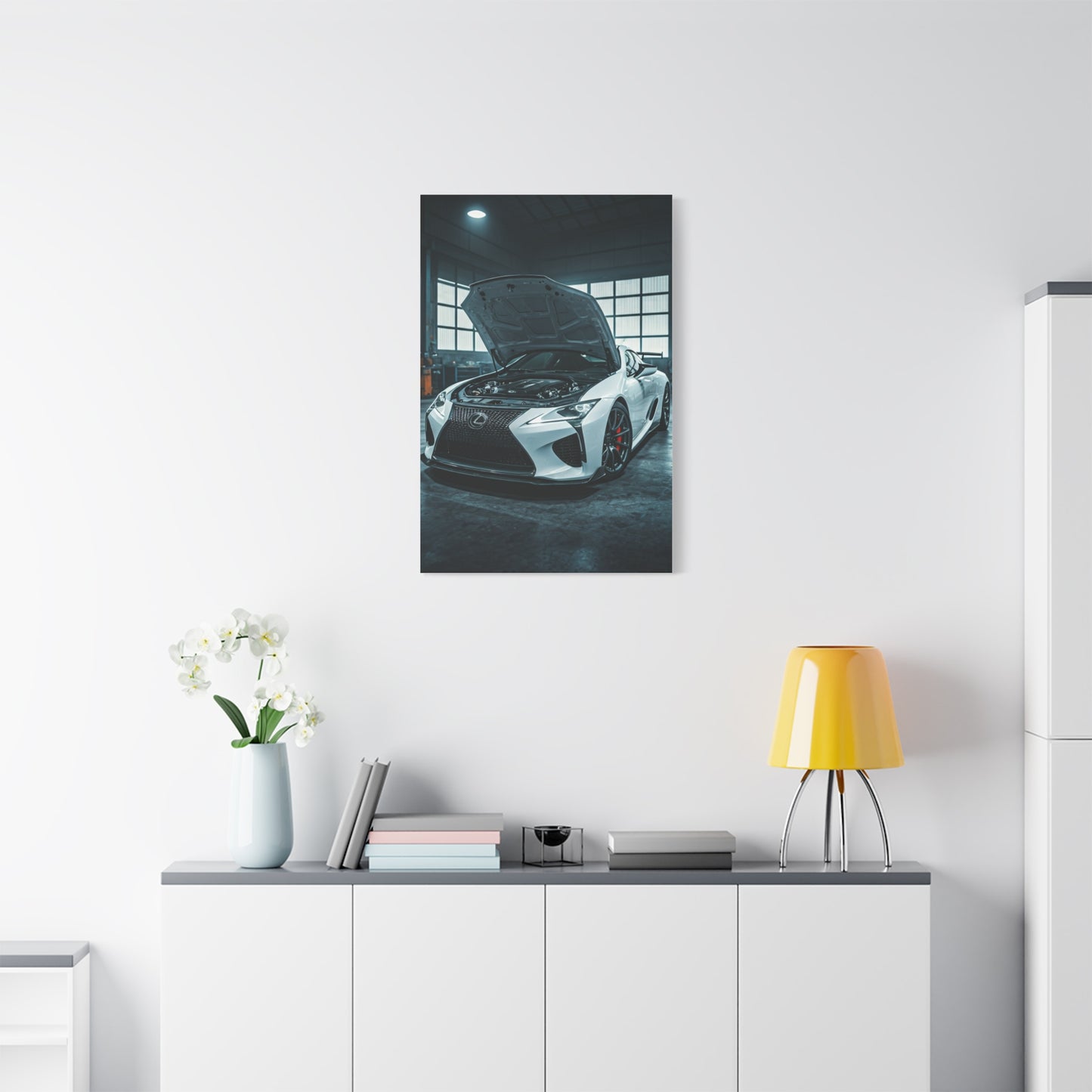 Lexus LC 500 Night Workshop Mood Wall Art & Canvas Prints
