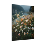 Wildflower Lakeside Meadow Wall Art & Canvas Print