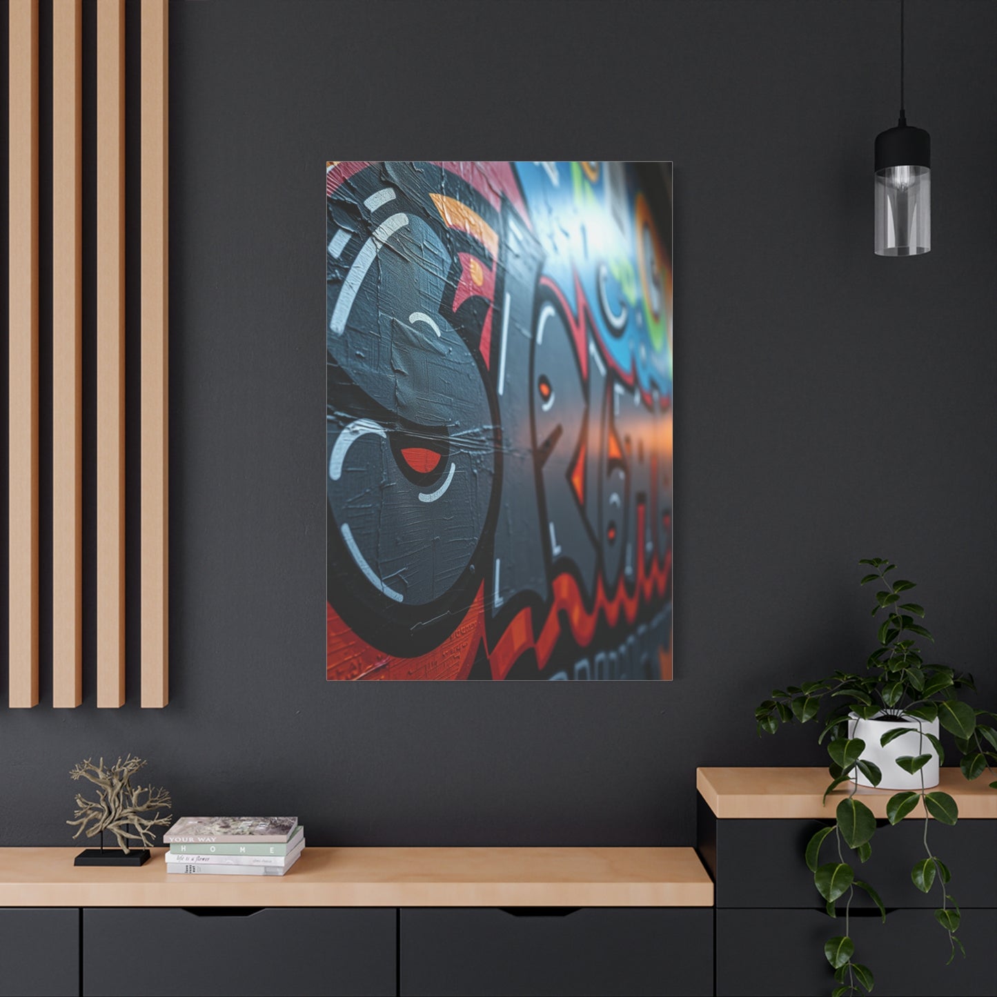 Vibrant Expression Panel Wall Art & Canvas Print