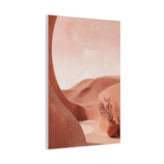Terracotta Pink Desert Abstraction Wall Art & Canvas Print