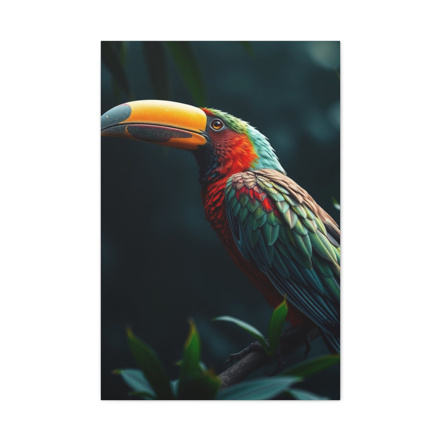 Tropical Birds Art Supreme Canvas Wall Art & Canvas Print