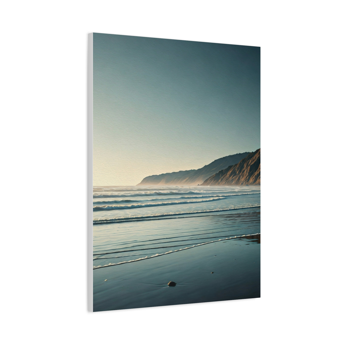 Misty Coastal Morning Shore Wall Art & Canvas Prints
