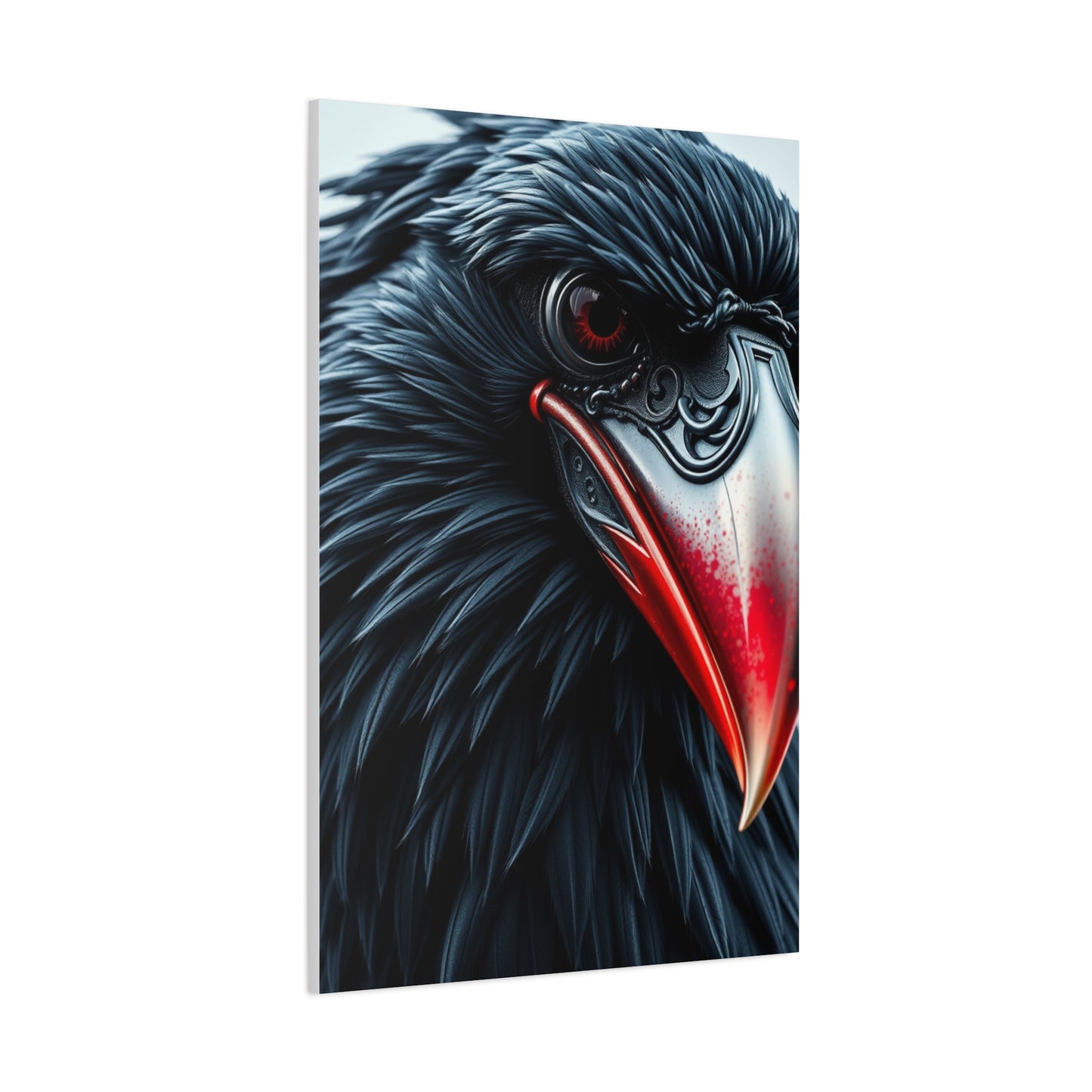 Ebon Sentinel Canvas wall art & canvas print