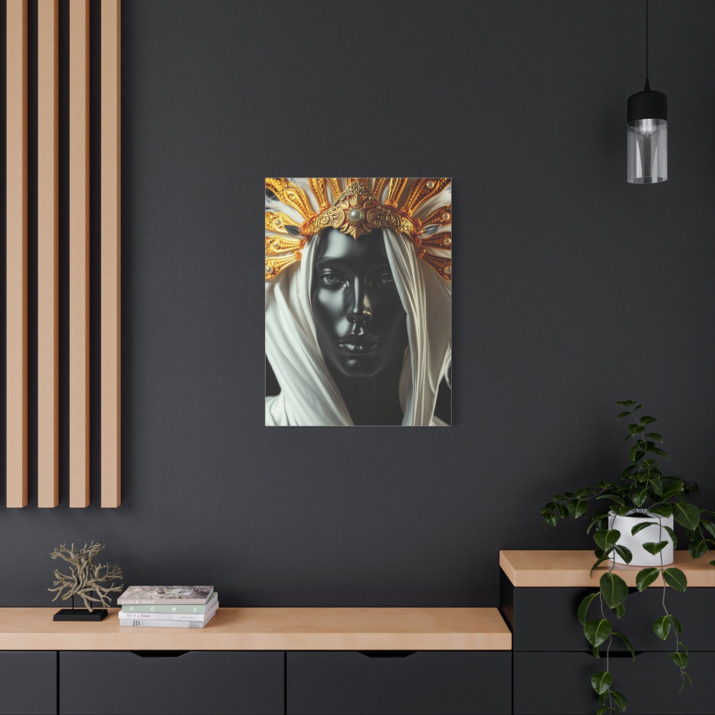 Supreme Collection Black White and Gold Art Wall Art & Canvas Print