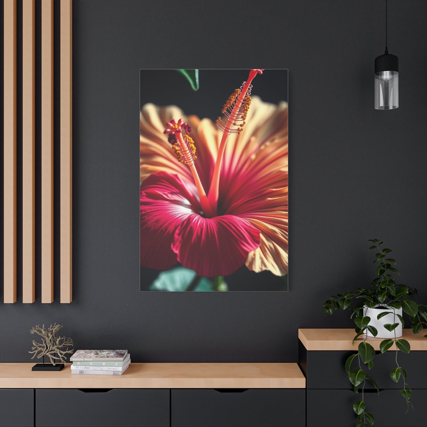 Elite Hibiscus Flower Art Vision Wall Art & Canvas Print