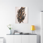 Sculptural Violin Motion Composition Wall Art & Canvas Print