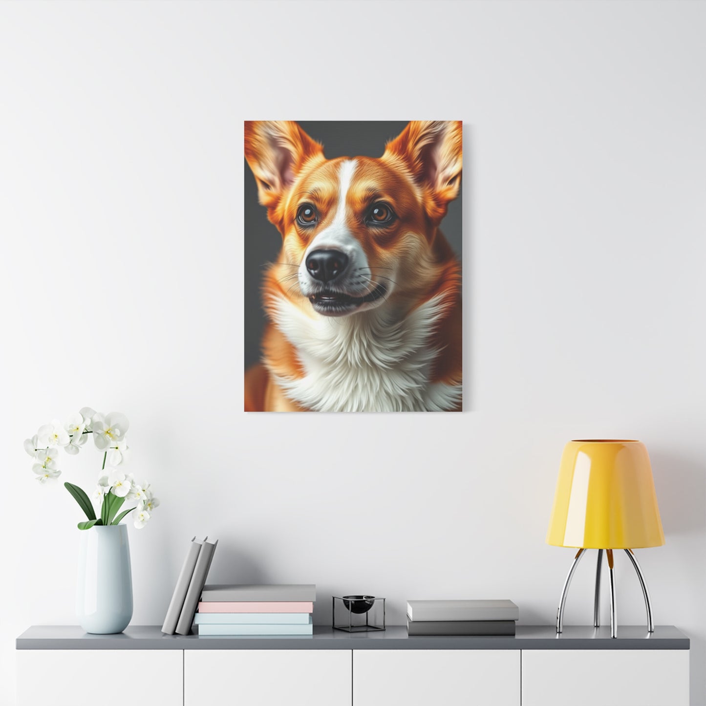 Corgi Dog Art Canvas Art 1 Wall Art & Canvas Print