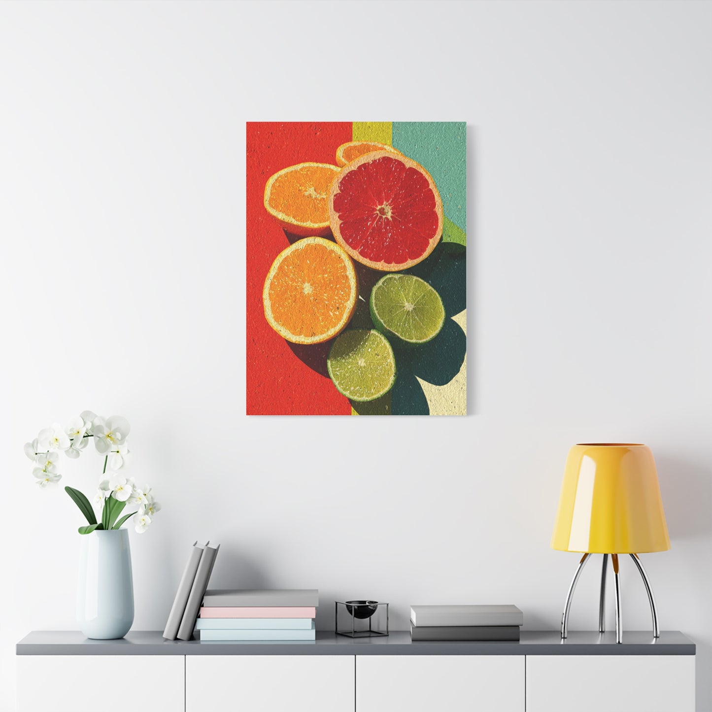 Citrus Pop Art Kitchen Composition Wall Art & Canvas Print