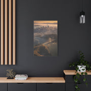 San Francisco Skyline Sunrise Fog Wall Art & Canvas Print