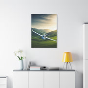 Sunset Valley Glider Flight Wall Art & Canvas Prints