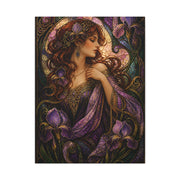 Art Nouveau Iris Muse Portrait Wall Art & Canvas Print