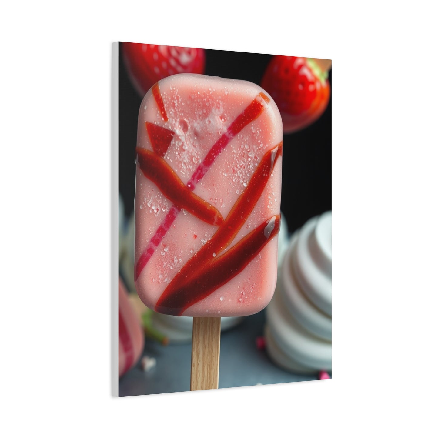 Ice Cream & Popsicle Art Luxury Canvas Wall Art & Canvas Print