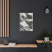 Sculpted Topographic Relief Wall Art & Canvas Print