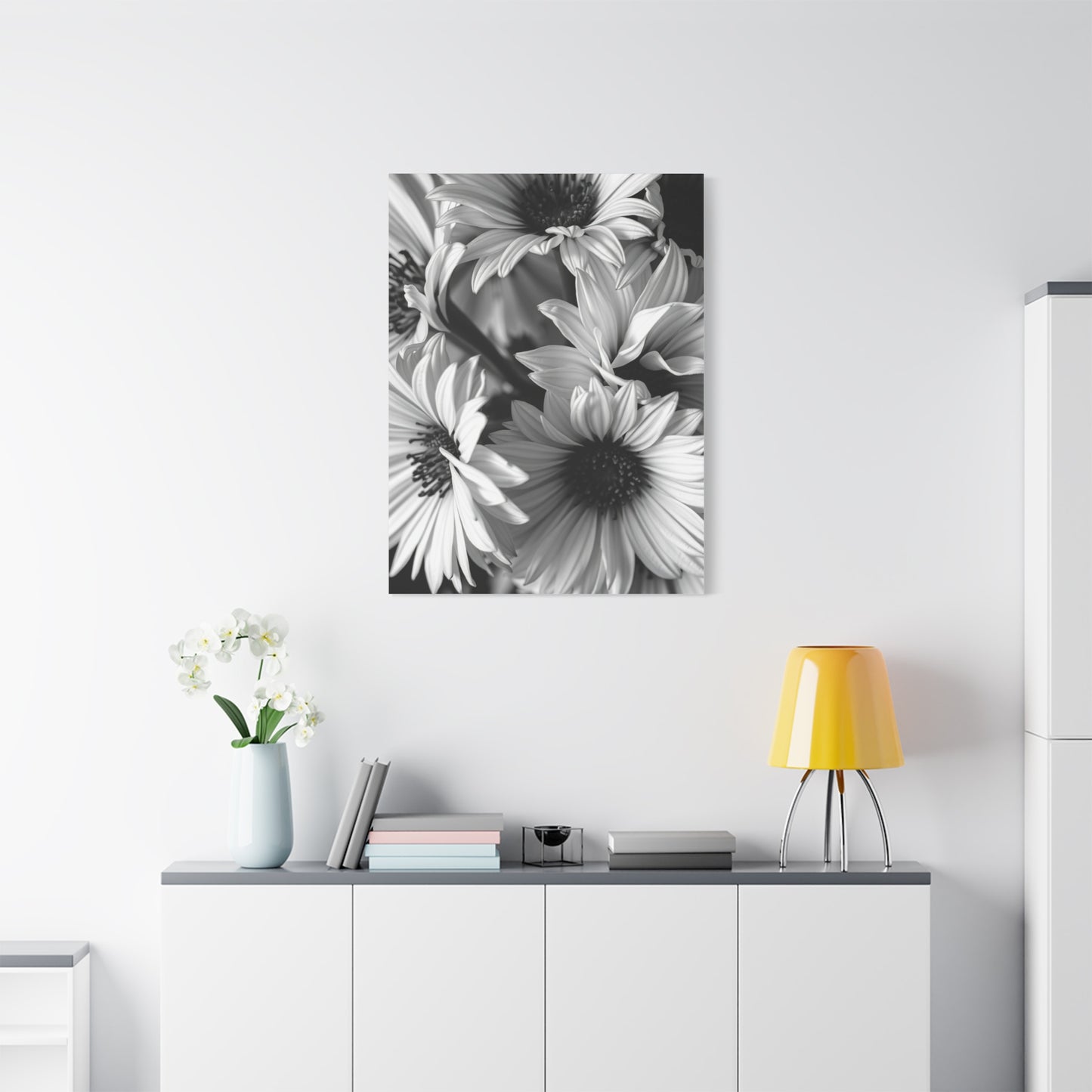 Silhouette Flora Masterpiece Wall Art & Canvas Print