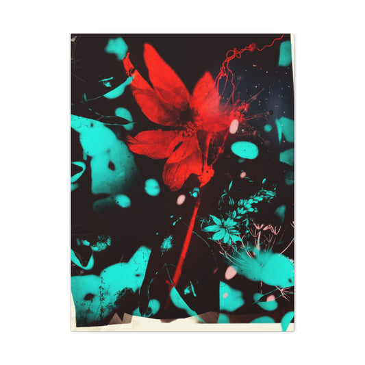 Crimson Burst Wall Art & Canvas Prints