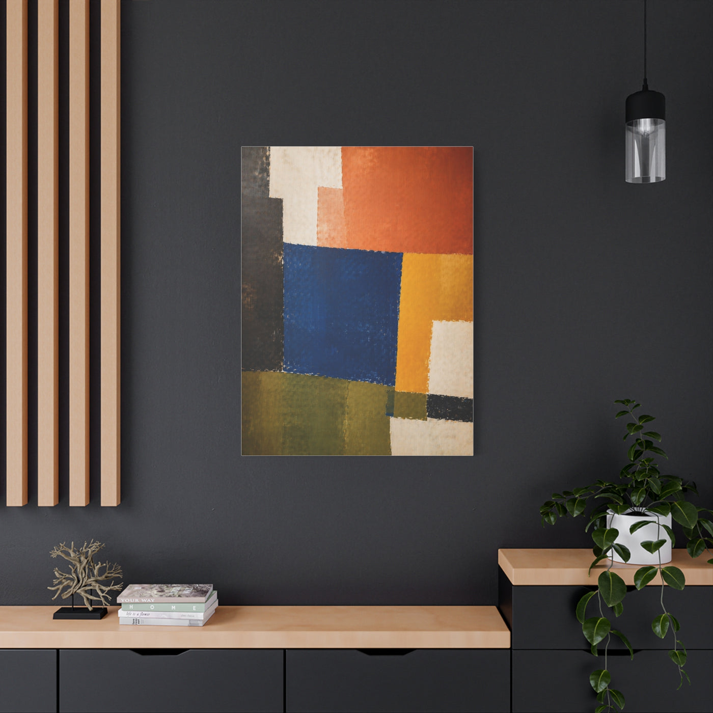 Modern Color Field Collaboration Wall Art & Canvas Print