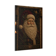 Handcrafted Textile Santa Tapestry Wall Art & Canvas Print