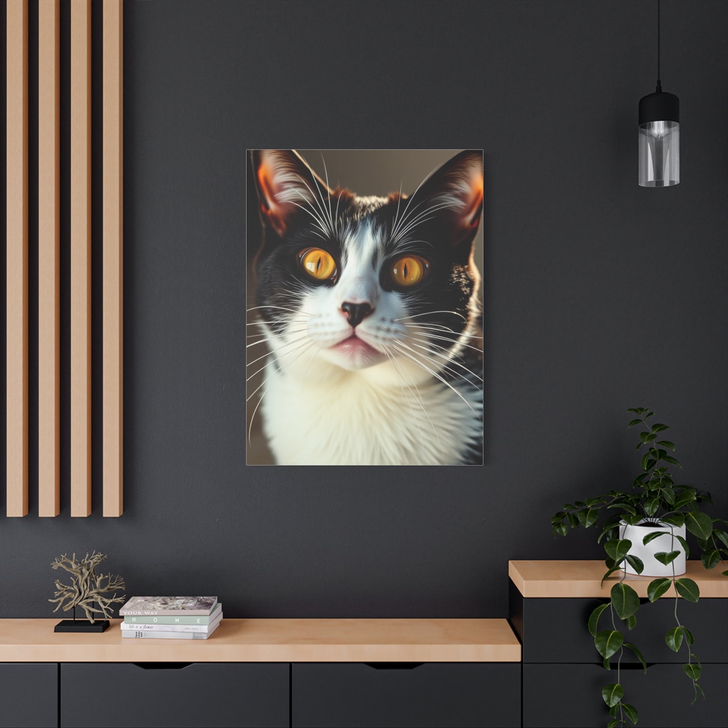 Masterpiece Tuxedo Cat Art Vision Wall Art & Canvas Print