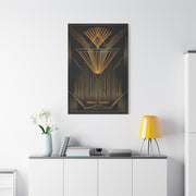 Golden Martini Luxe Art Deco Wall Art & Canvas Prints