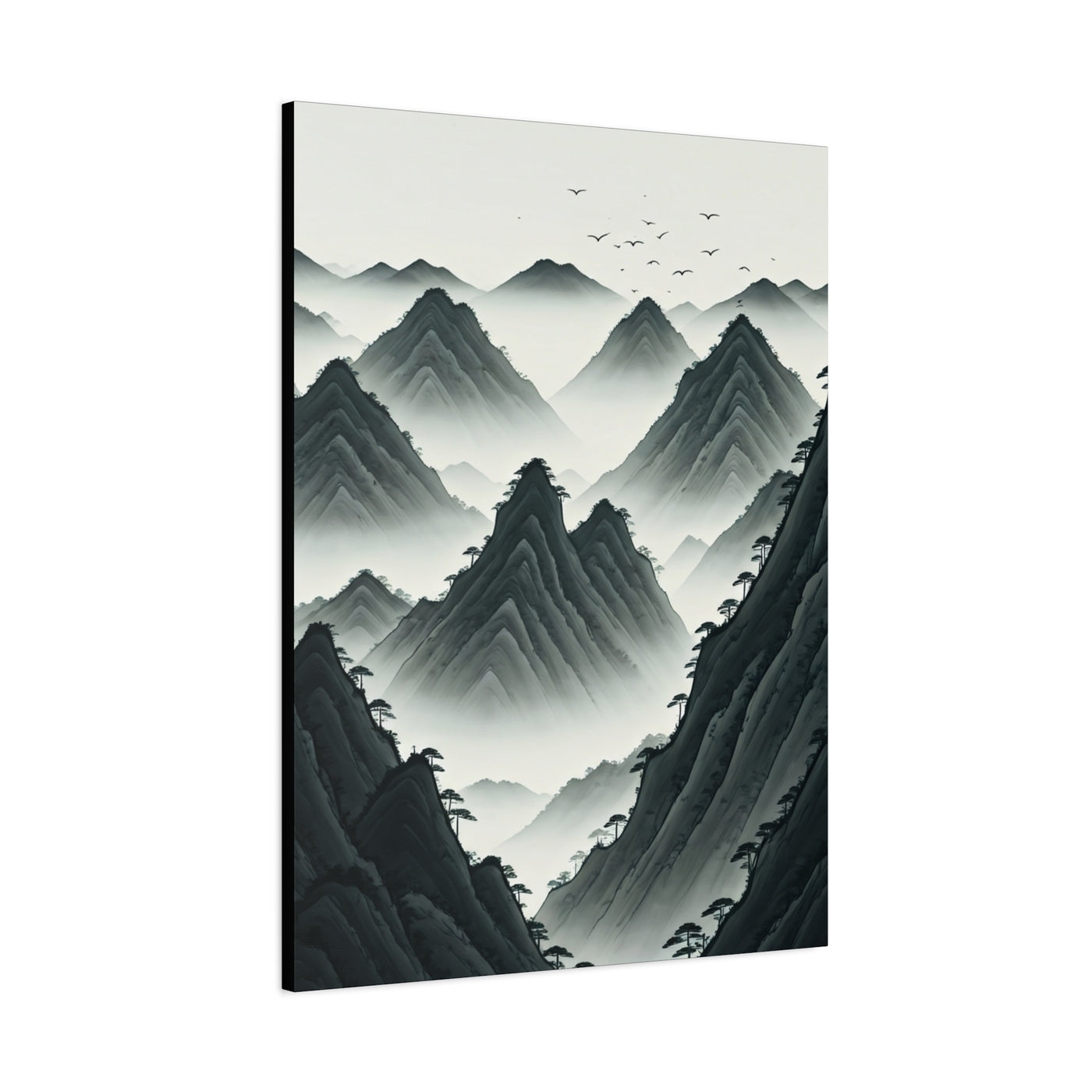 Whispering Peaks Mist Wall Art & Canvas Prints