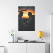 Sunset Cockpit Connection Wall Art & Canvas Prints
