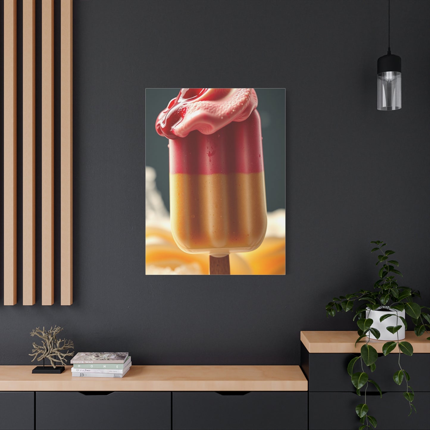 Ice Cream & Popsicle Art Refined Canvas Wall Art & Canvas Print