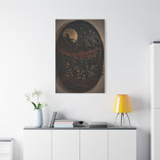Layered Metal Santa Sleigh Village Wall Art & Canvas Print