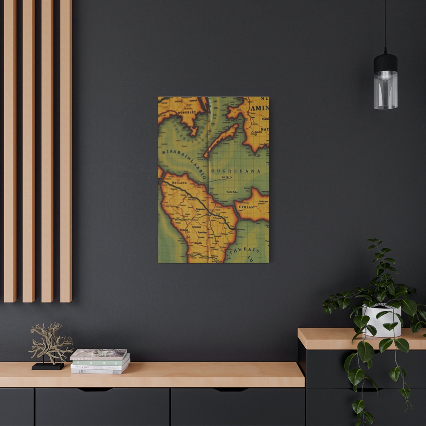 Antique Maps Art Premium Gallery Wall Art & Canvas Print