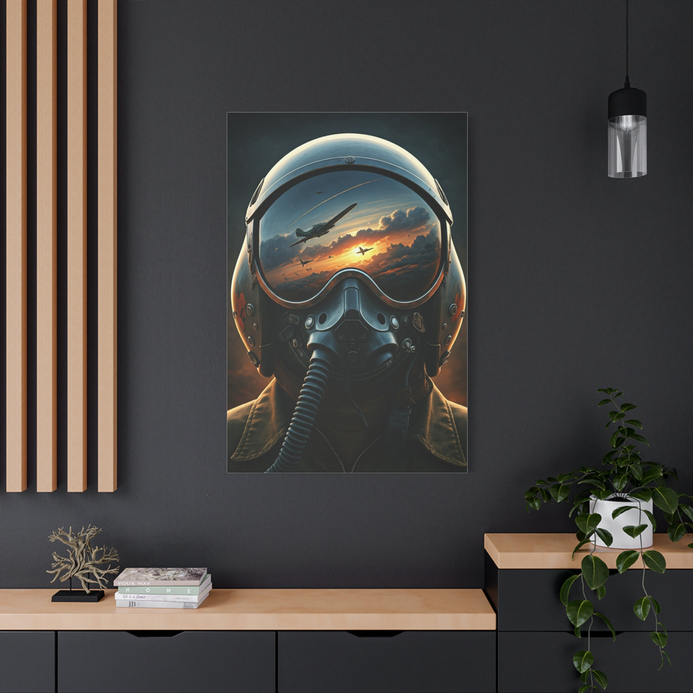 Aviator Reflection Horizon Wall Art & Canvas Prints