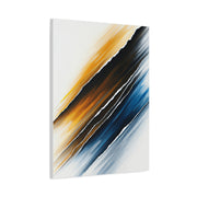 Gold and Blue Motion Sweep Abstract Wall Art & Canvas Prints