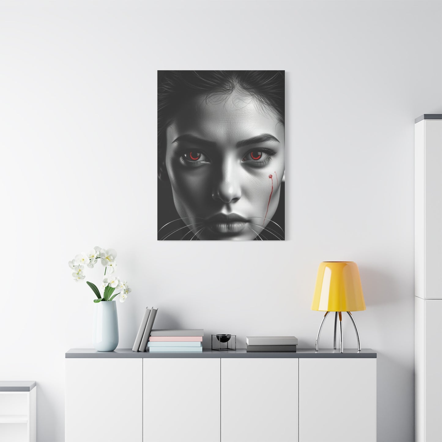 Supreme Black, White & Red Art Collection Wall Art & Canvas Print