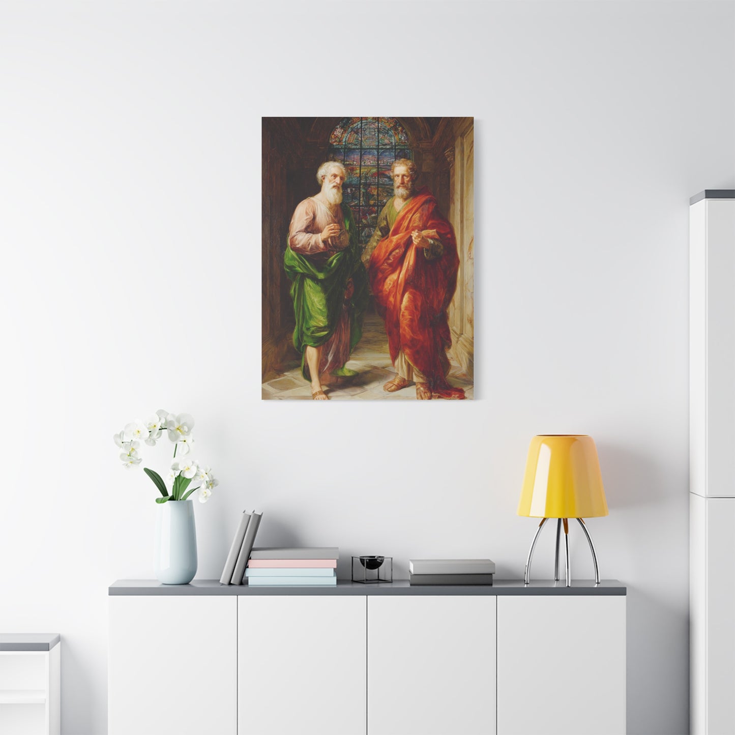 St Peter and St Paul in Cathedral Light Wall Art & Canvas Print